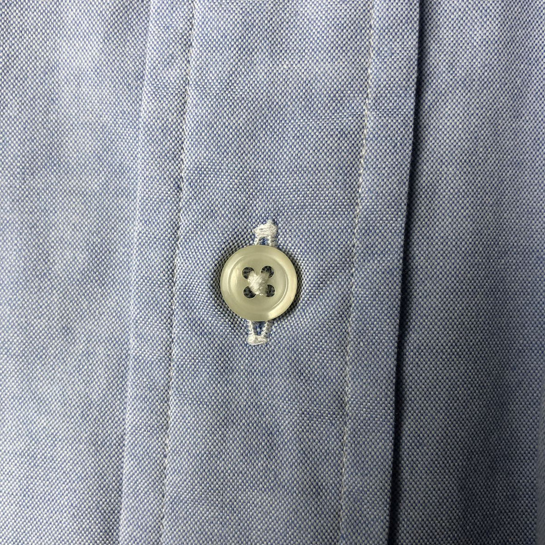 Ralph Lauren YARMOUTH long sleeve button down shirt, men's size L cotton Blue type light blue Vintage Second Hand