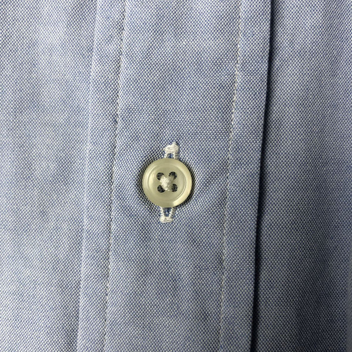 Ralph Lauren YARMOUTH long sleeve button down shirt, men's size L cotton Blue type light blue Vintage Second Hand