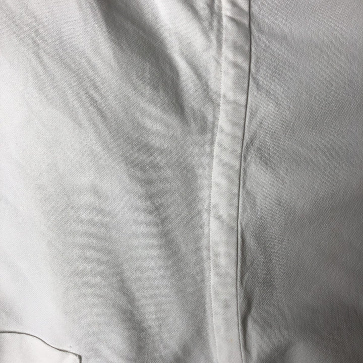 Ralph Lauren BIG SHIRT Long sleeve button down shirt Men's XL size cotton white type Vintage Second Hand