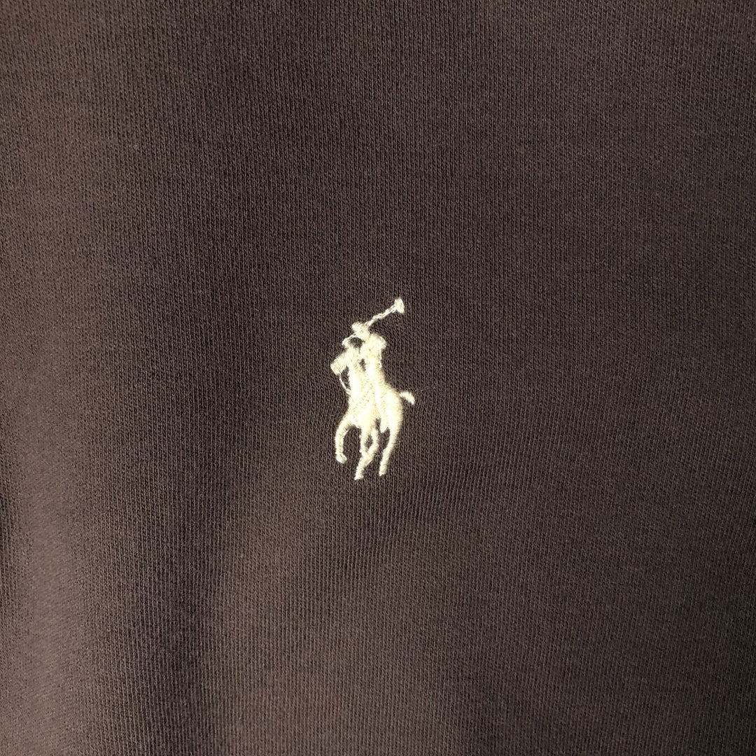 Ralph Lauren RALPH LAUREN SPORT SLIM FIT short-sleeved polo shirt, women's size M cotton brown type Vintage Second Hand