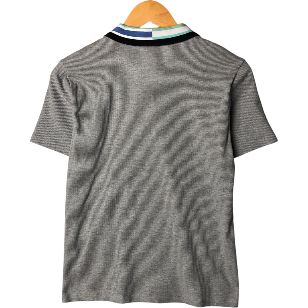 Tommy Hilfiger Women's Short Sleeve Polo Shirt, Size L cotton gray type Vintage Second Hand
