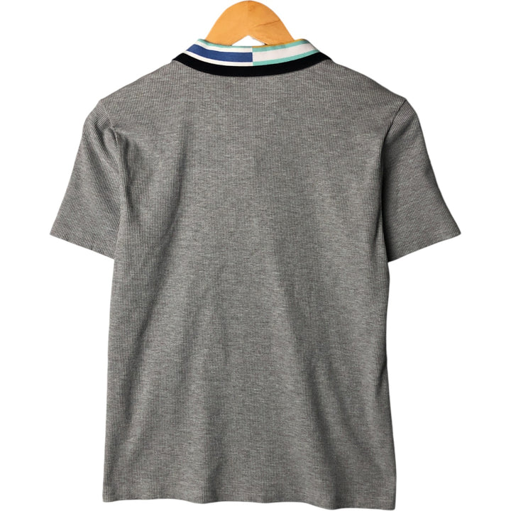 Tommy Hilfiger Women's Short Sleeve Polo Shirt, Size L cotton gray type Vintage Second Hand