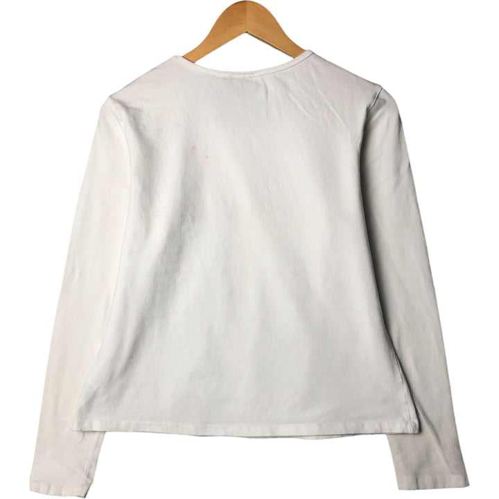 Harley-Davidson Long Sleeve T-Shirt Made in USA Women's XL cotton white type Vintage Second Hand