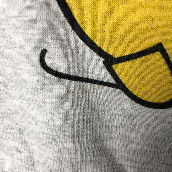 Vintage 90'S Disney Designs Mickey Mouse character sweatshirt, Made in USA, Men's Size Medium polyester gray type Vintage Second Hand