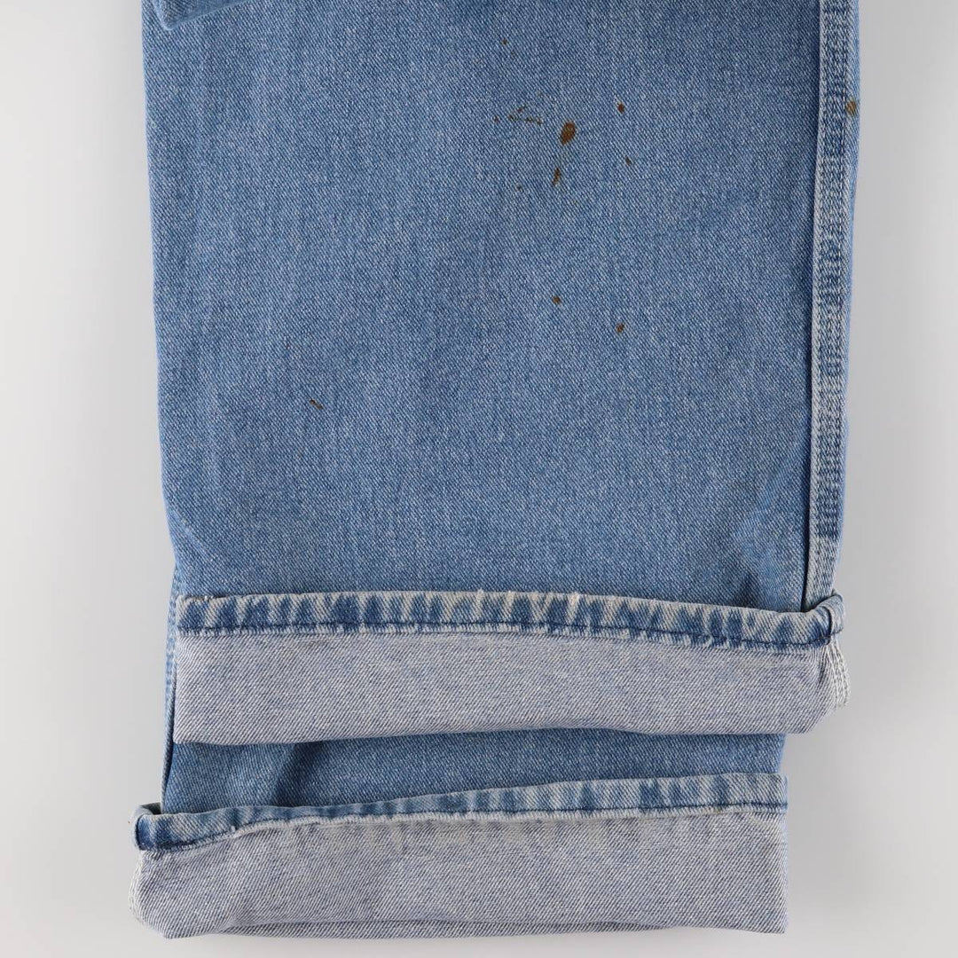 Dickies Men's Oversized Denim Overalls (W45) cotton blue type Vintage Second Hand