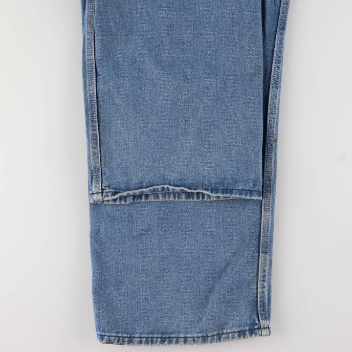 Dickies Men's Oversized Denim Overalls (W45) cotton blue type Vintage Second Hand