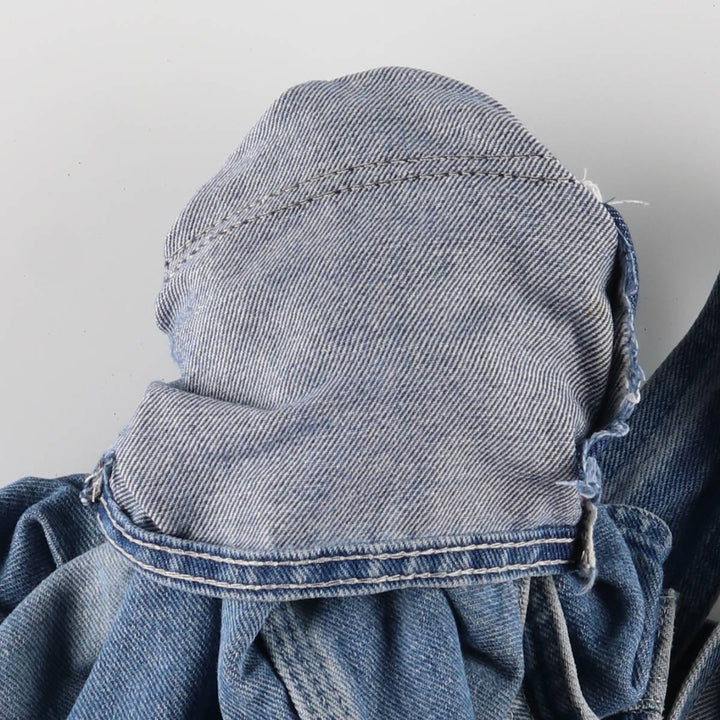 Dickies Men's Oversized Denim Overalls (W45) cotton blue type Vintage Second Hand