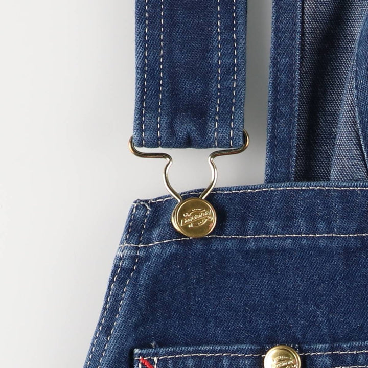 Dickies denim overalls for men, equivalent to W39 cotton blue type Vintage Second Hand