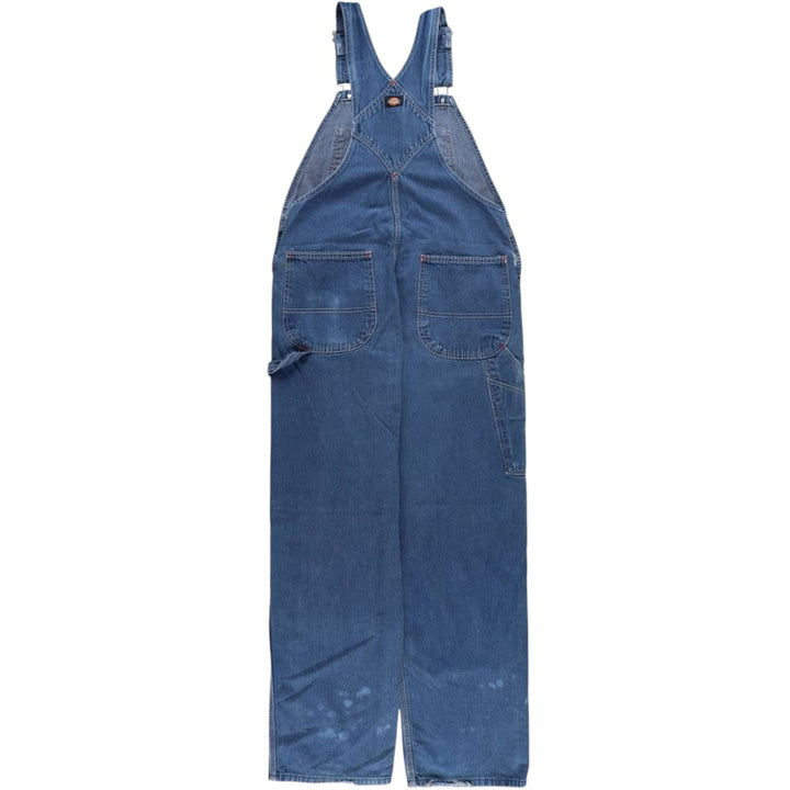 Dickies denim overalls for men, equivalent to w37 cotton blue type Vintage Second Hand