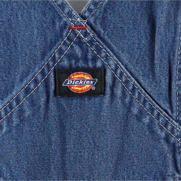 Dickies denim overalls for men, equivalent to w37 cotton blue type Vintage Second Hand