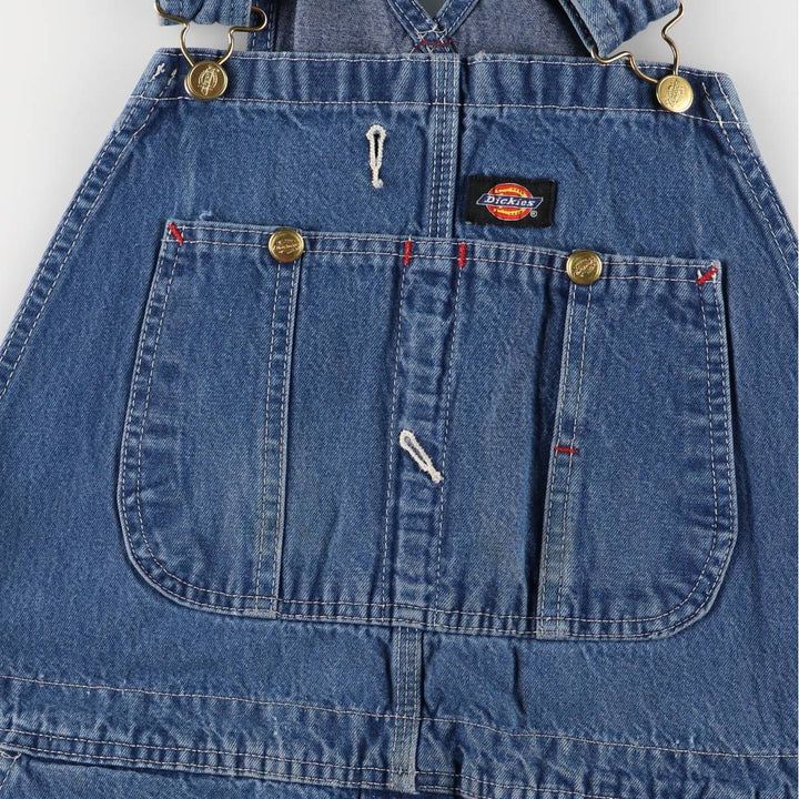 Dickies denim overalls for men, equivalent to w37 cotton blue type Vintage Second Hand