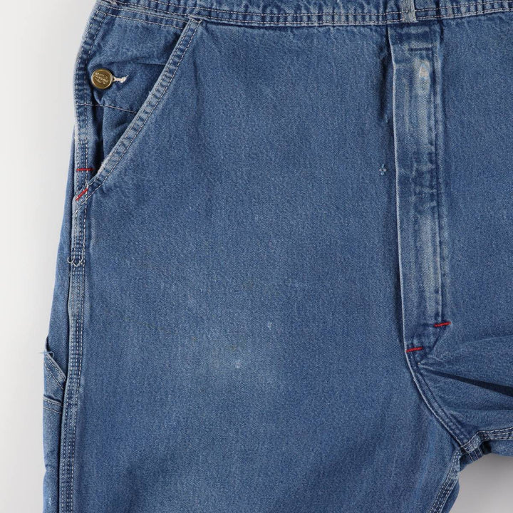 Dickies denim overalls for men, equivalent to w37 cotton blue type Vintage Second Hand