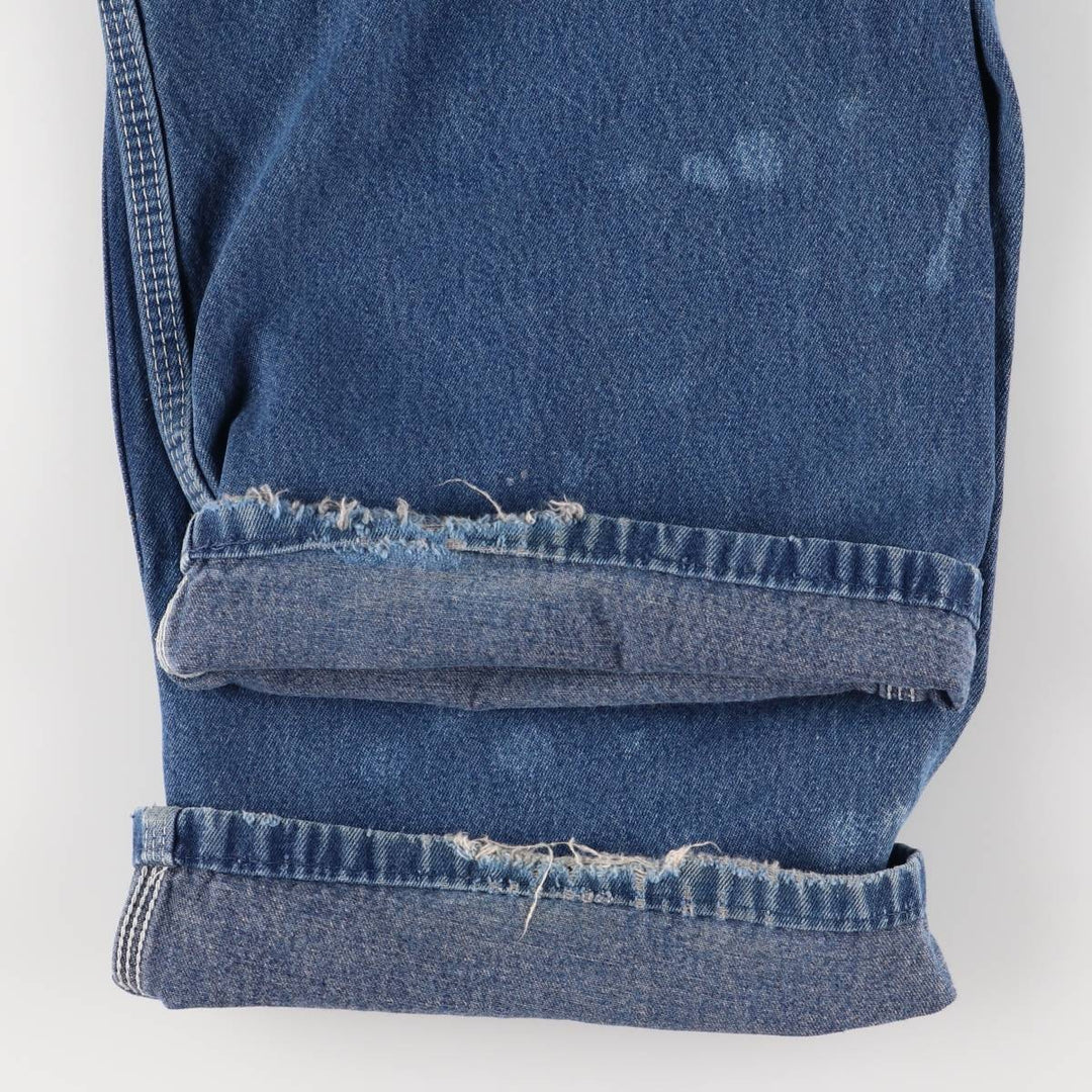 Dickies denim overalls for men, equivalent to w37 cotton blue type Vintage Second Hand