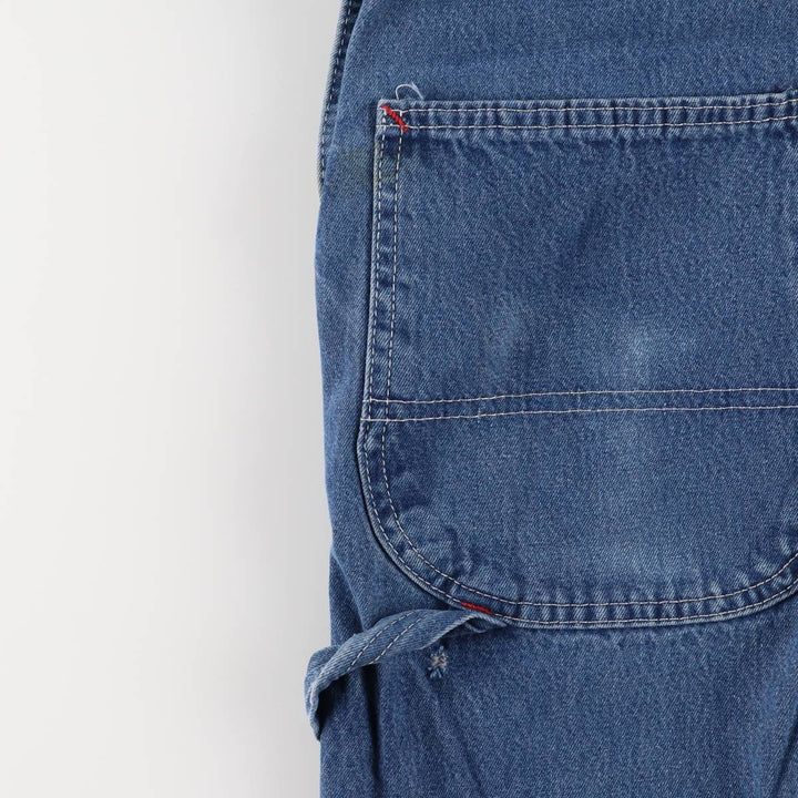 Dickies denim overalls for men, equivalent to w37 cotton blue type Vintage Second Hand