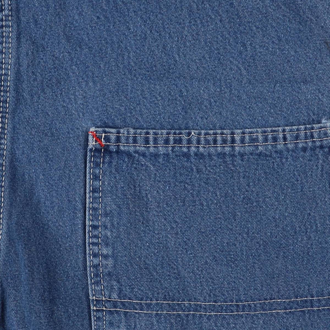Dickies denim overalls for men, equivalent to w37 cotton blue type Vintage Second Hand
