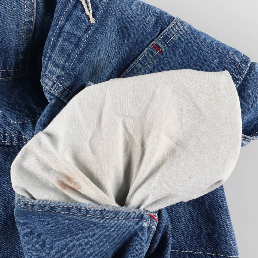 Dickies denim overalls for men, equivalent to w37 cotton blue type Vintage Second Hand