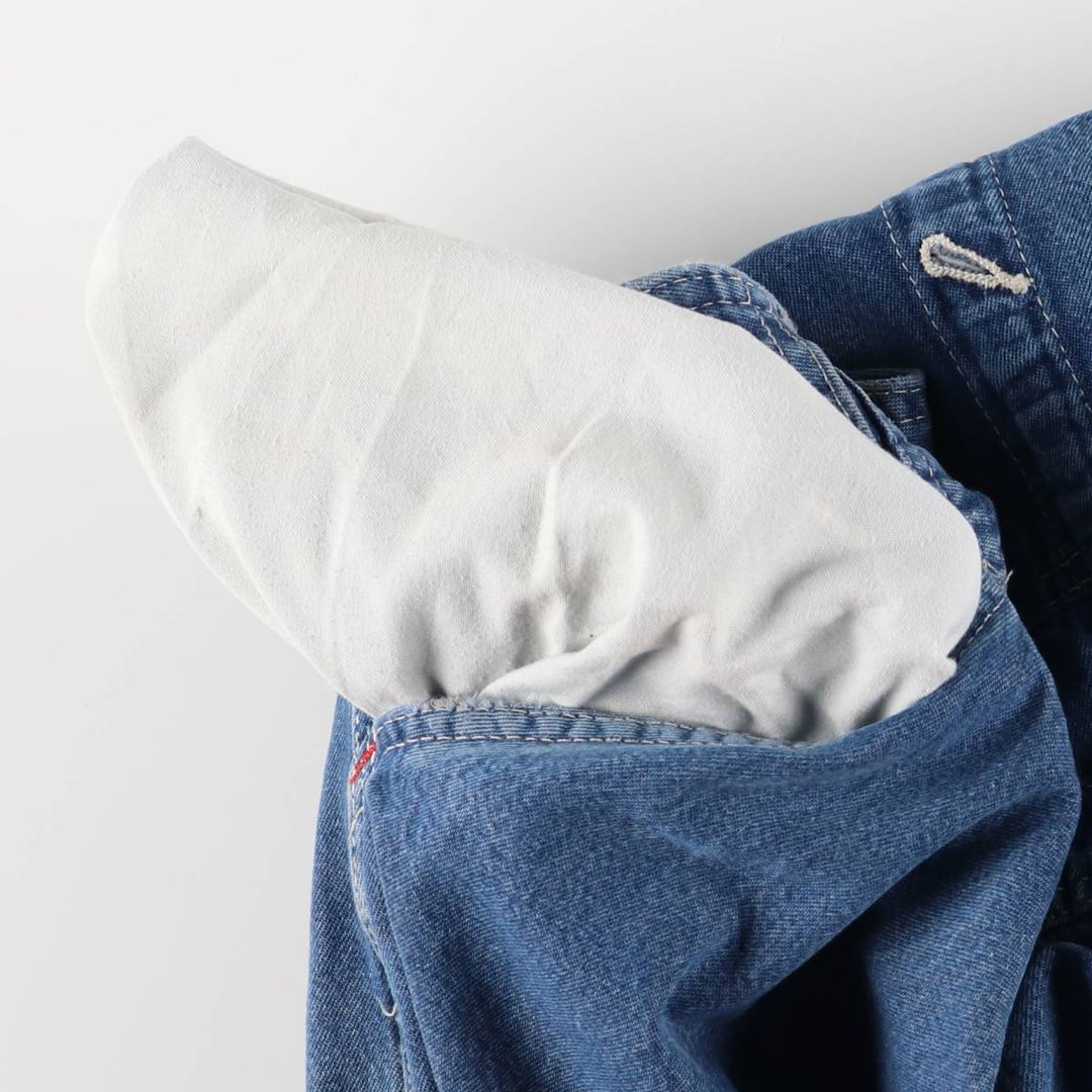 Dickies denim overalls for men, equivalent to w37 cotton blue type Vintage Second Hand