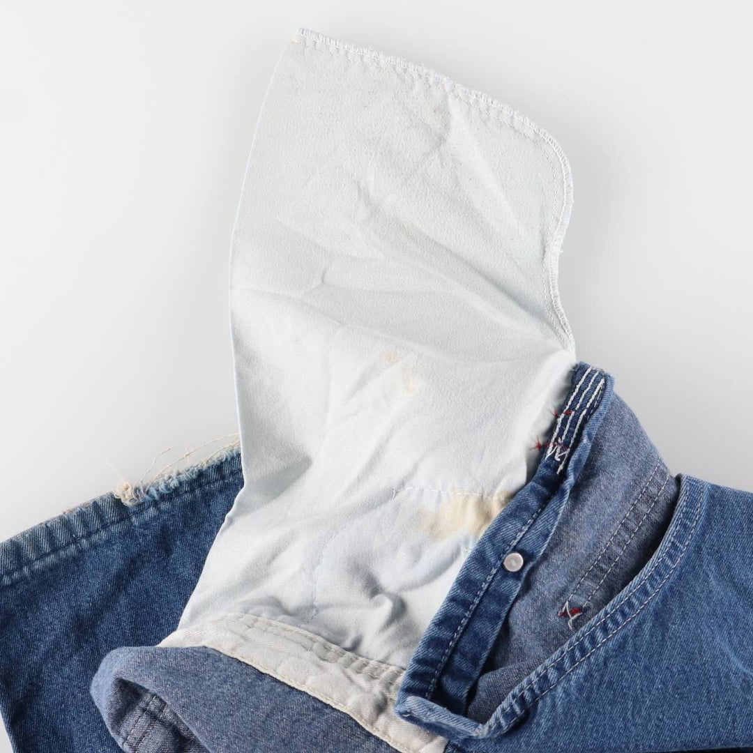 Dickies denim overalls for men, equivalent to w37 cotton blue type Vintage Second Hand