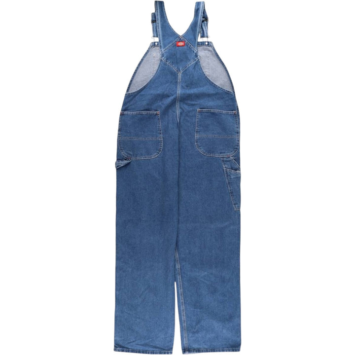 Dickies Men's Oversized Denim Overalls (Size W41) cotton blue type Vintage Second Hand