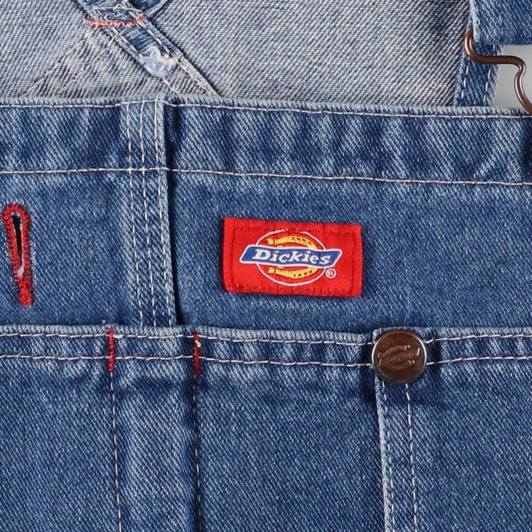 Dickies Men's Oversized Denim Overalls (Size W41) cotton blue type Vintage Second Hand
