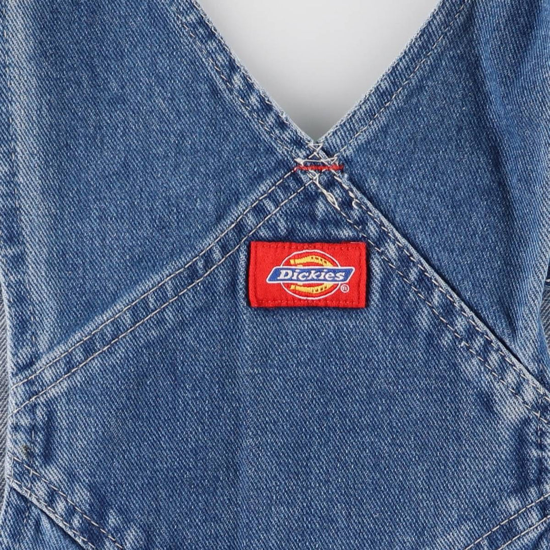 Dickies Men's Oversized Denim Overalls (Size W41) cotton blue type Vintage Second Hand