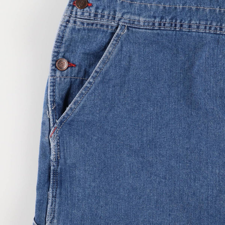 Dickies Men's Oversized Denim Overalls (Size W41) cotton blue type Vintage Second Hand