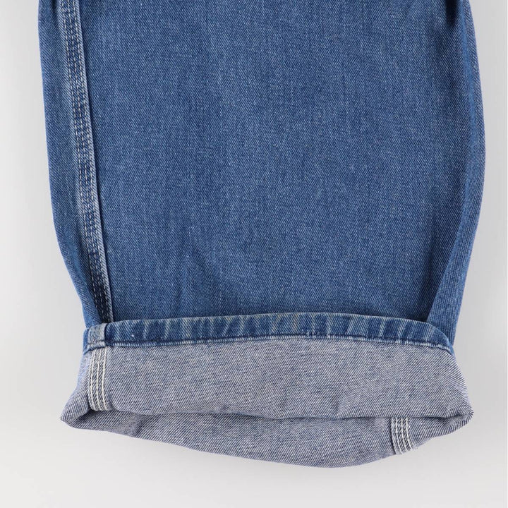 Dickies Men's Oversized Denim Overalls (Size W41) cotton blue type Vintage Second Hand