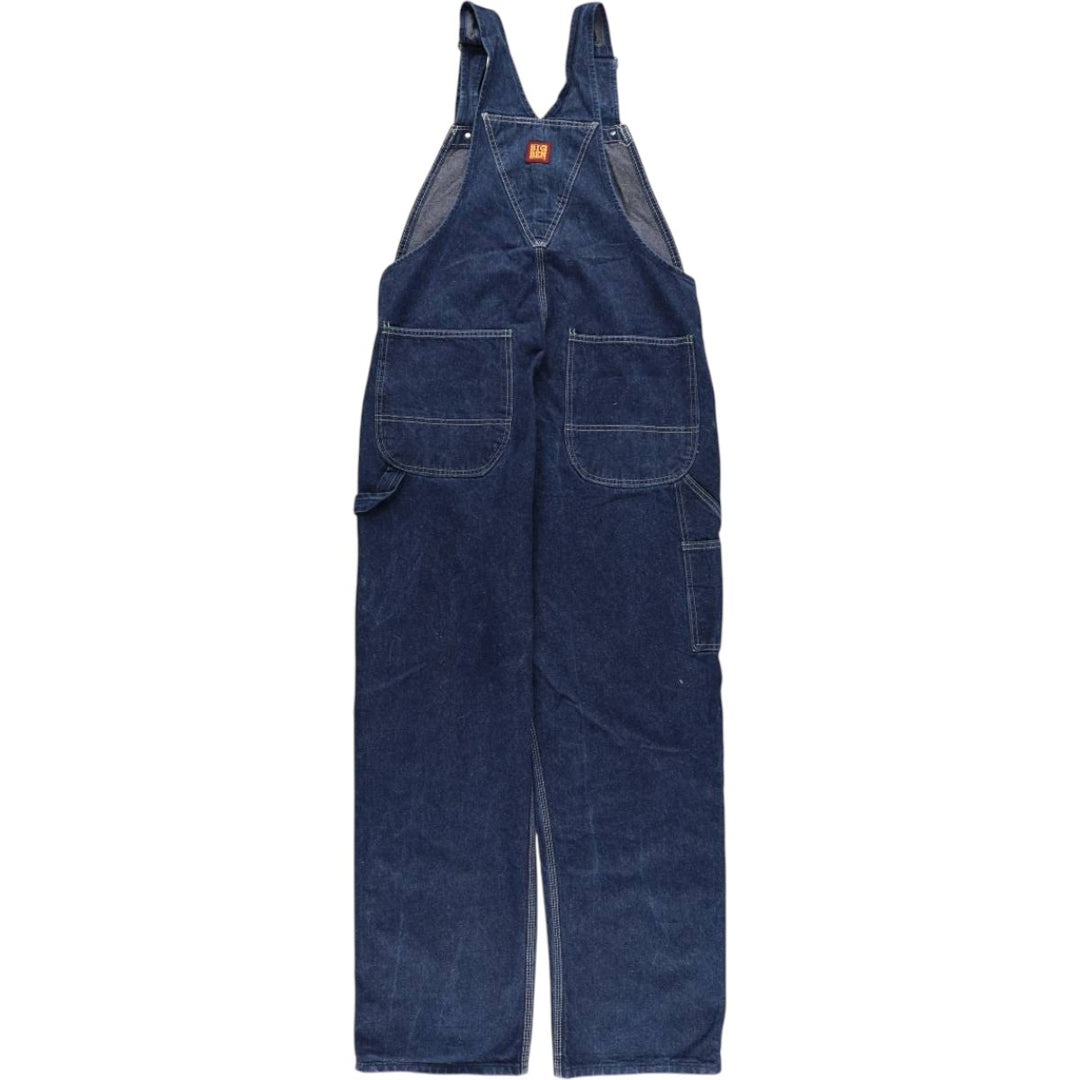 Vintage 1980'S Big Ben denim overalls, made in the USA, men's size W36. cotton blue type Vintage Second Hand