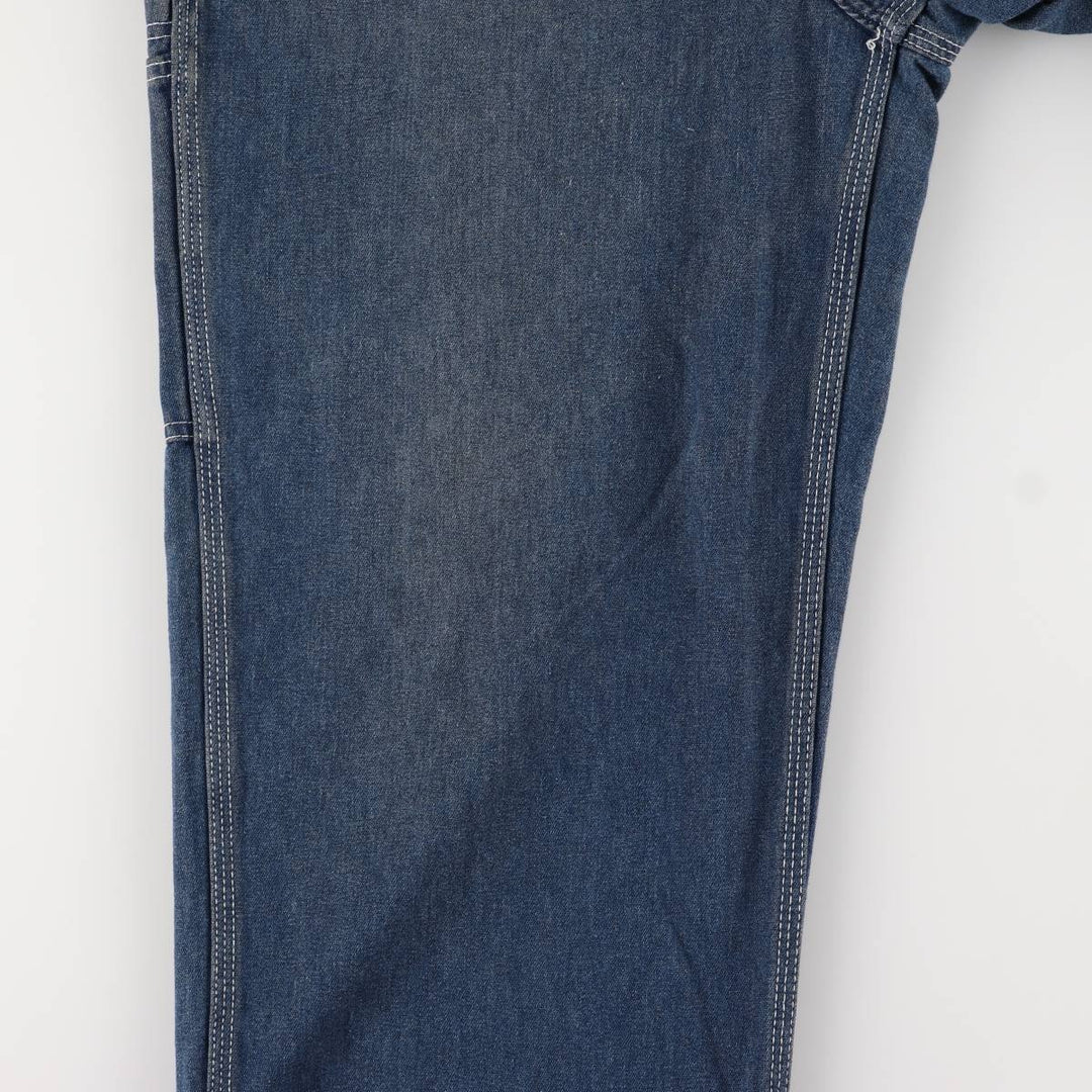 ROE BUCKS Men's Denim Overalls, Size W32 unclear blue type Vintage Second Hand