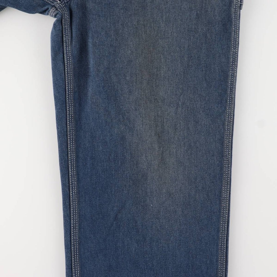ROE BUCKS Men's Denim Overalls, Size W32 unclear blue type Vintage Second Hand