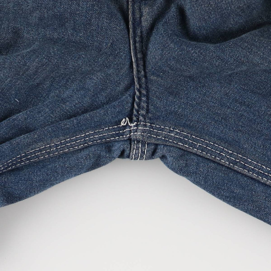 ROE BUCKS Men's Denim Overalls, Size W32 unclear blue type Vintage Second Hand