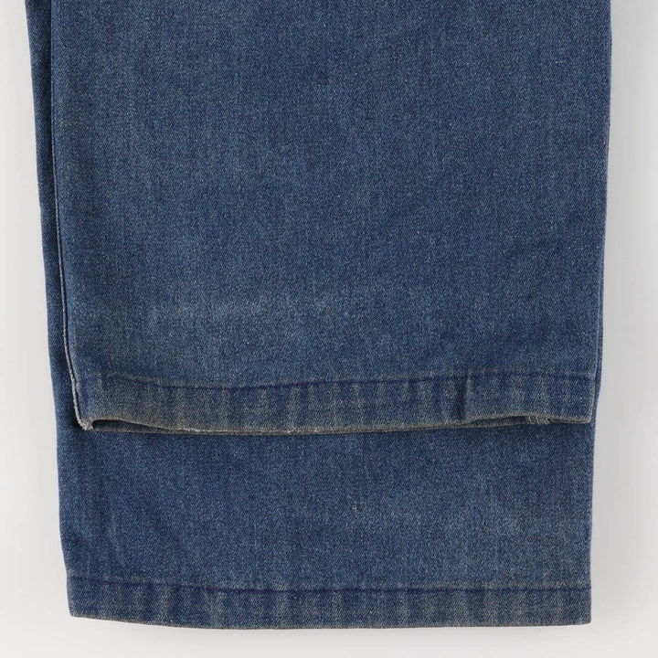 ROE BUCKS Men's Denim Overalls, Size W32 unclear blue type Vintage Second Hand