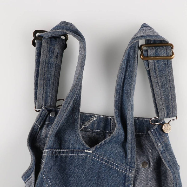 ROE BUCKS Men's Denim Overalls, Size W32 unclear blue type Vintage Second Hand