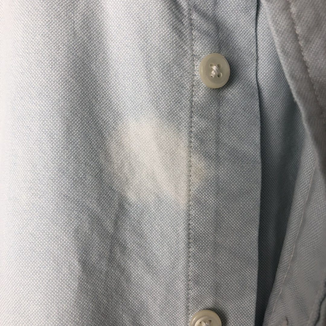Ralph Lauren POLO by Ralph Lauren long sleeve button down shirt, men's size L cotton Blue type light blue Vintage Second Hand