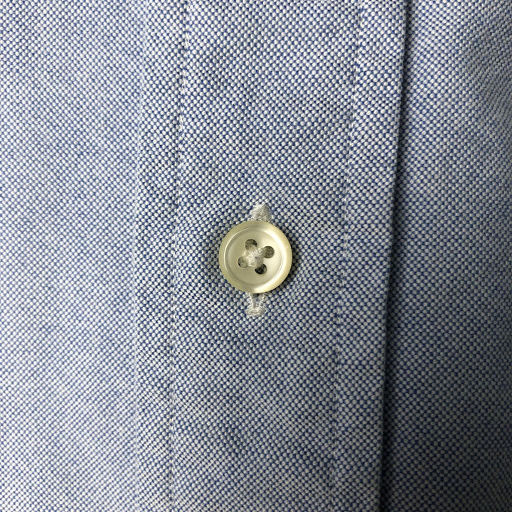 Ralph Lauren Classic Fit Long Sleeve Button Down Shirt, Men's Size L cotton Blue type light blue Vintage Second Hand