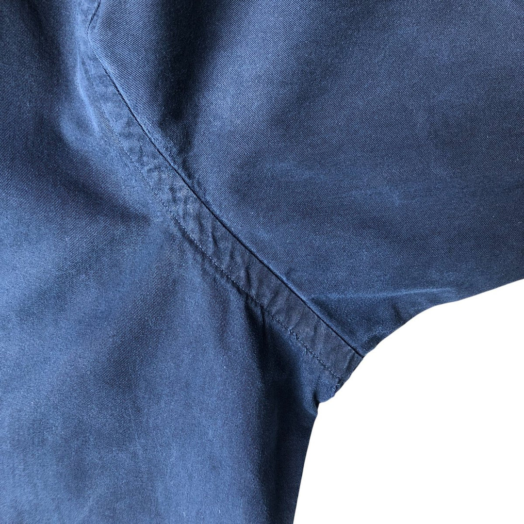 Ralph Lauren Classic Fit Long Sleeve Button Down Shirt, Men's Size L cotton navy blue type Vintage Second Hand