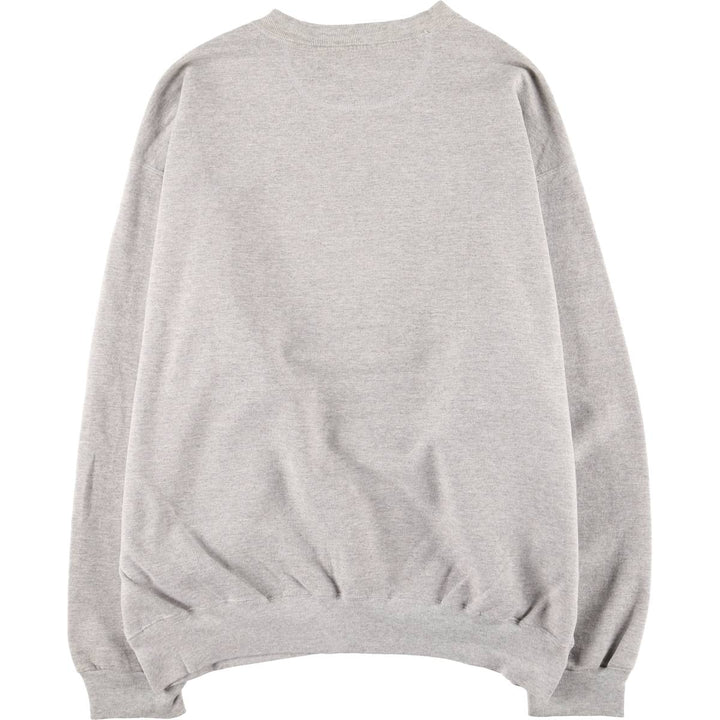 Vintage 90'S Russell PRO COTTON college sweatshirt, men's size XL cotton gray type Vintage Second Hand