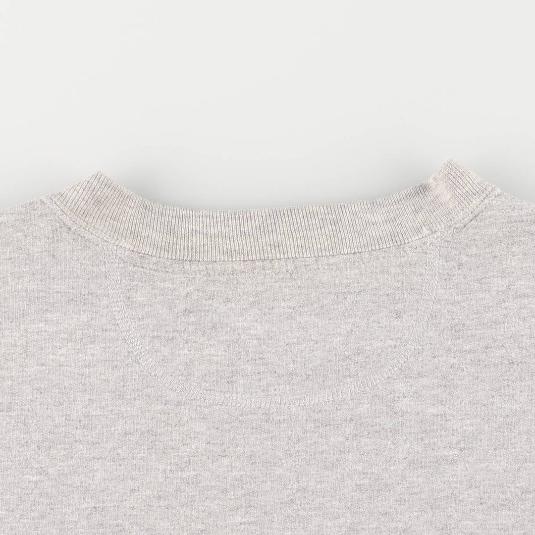 Vintage 90'S Russell PRO COTTON college sweatshirt, men's size XL cotton gray type Vintage Second Hand