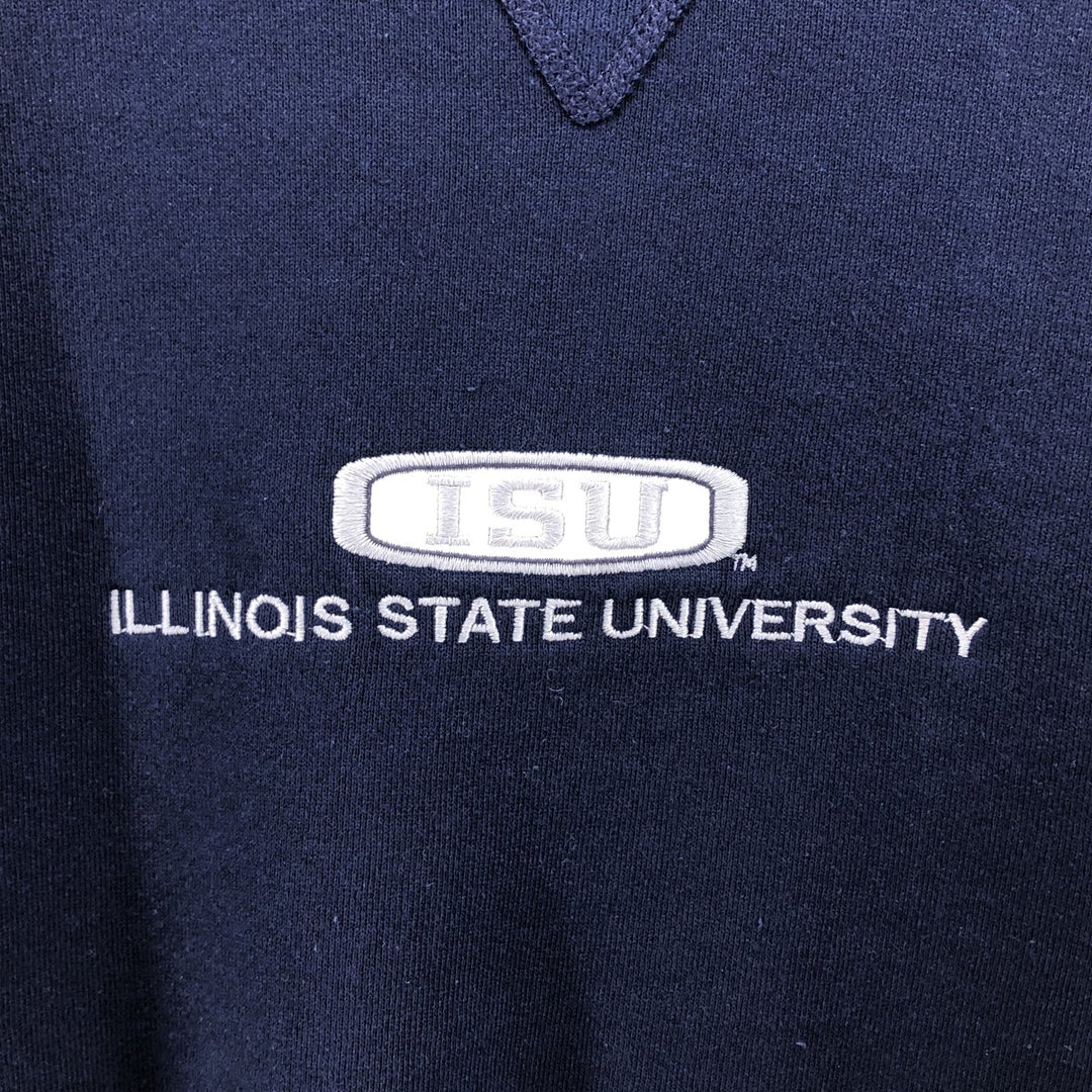 90'S Russell College Sweatshirt, Men's Size L, Vintage cotton navy blue type Vintage Second Hand