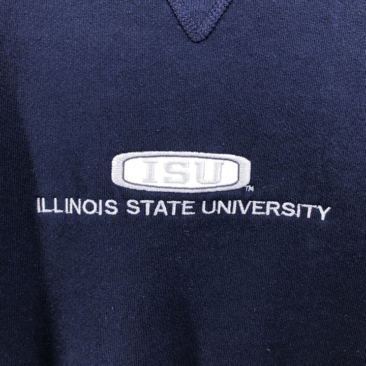 90'S Russell College Sweatshirt, Men's Size L, Vintage cotton navy blue type Vintage Second Hand