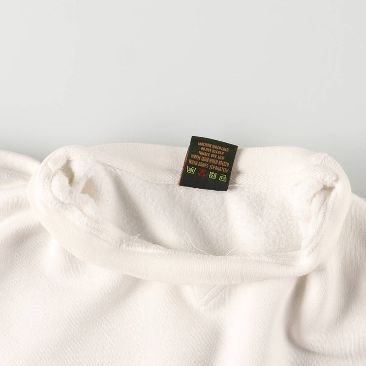 90s-00'S Timberland WEATHERGEAR logo sweatshirt, men's size small cotton white type Vintage Second Hand