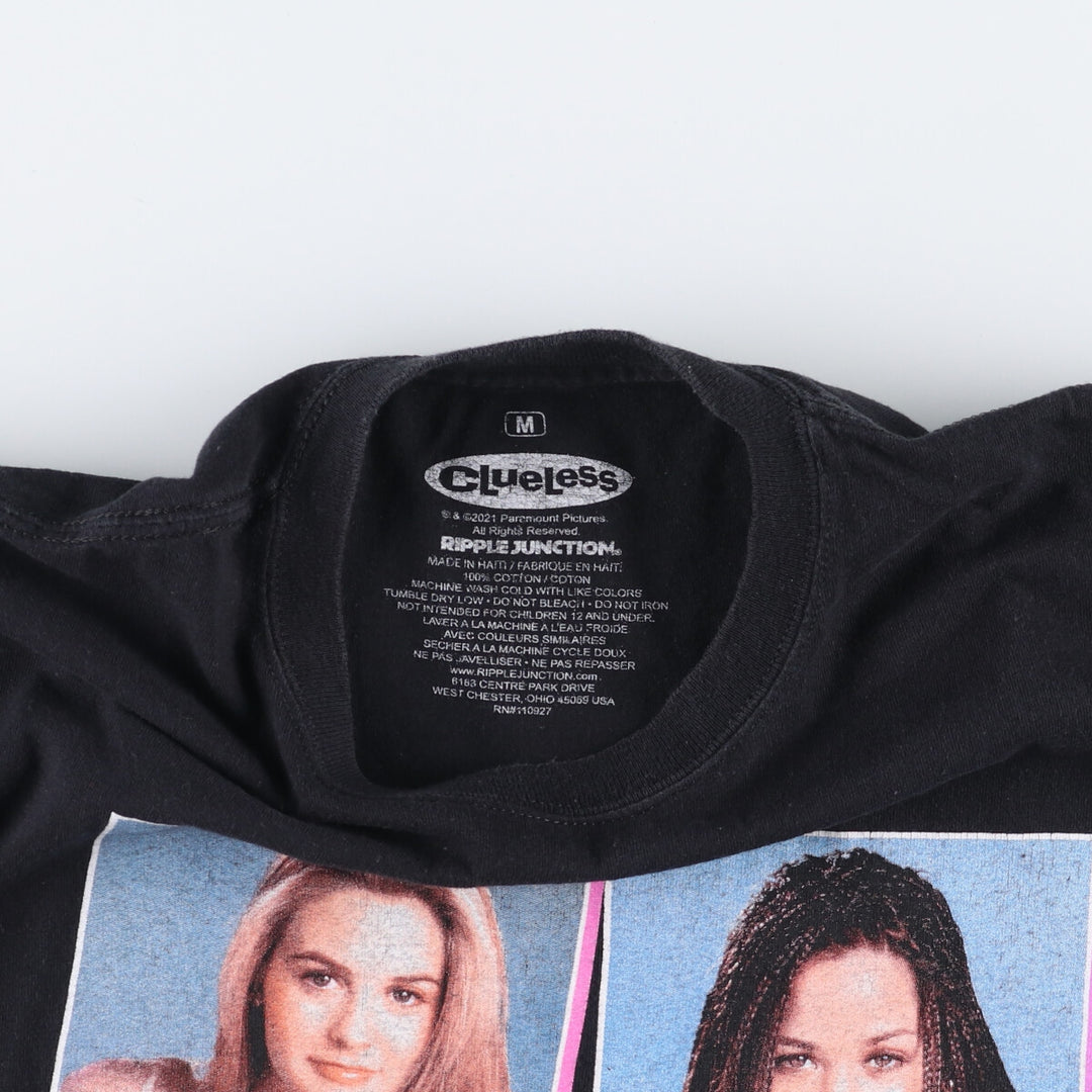 CLUELESS Movie T-Shirt, Men's Medium cotton black type Vintage Second Hand