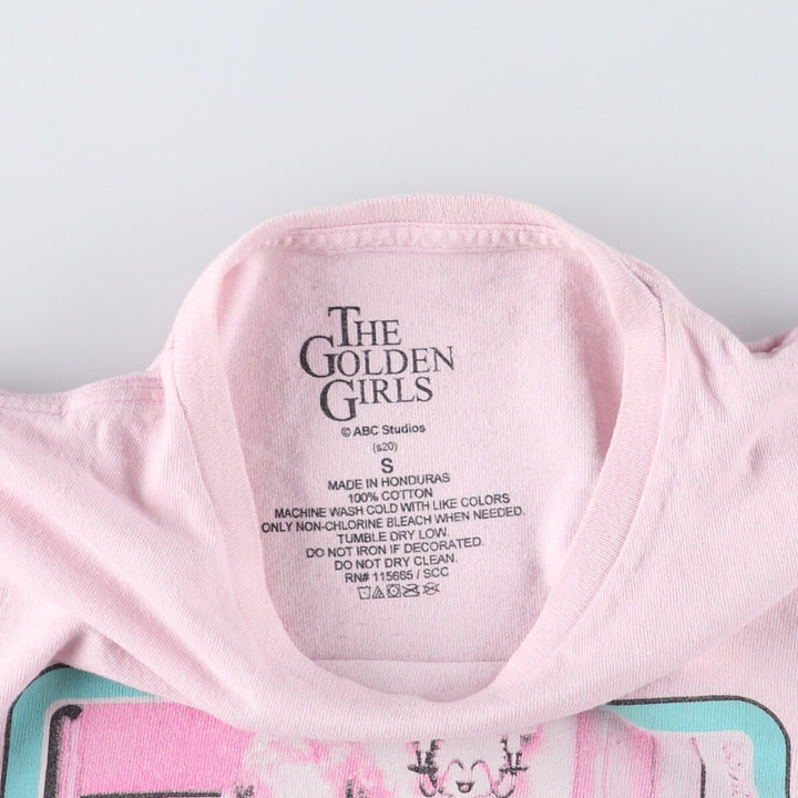 THE GOLDEN GIRLS Golden Girls Movie T-Shirt Men's Size Small cotton pink type Vintage Second Hand