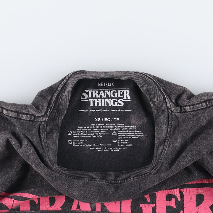 STRANGER THINGS Stranger Things Movie T-Shirt Men's XS cotton Charcoal Vintage Second Hand