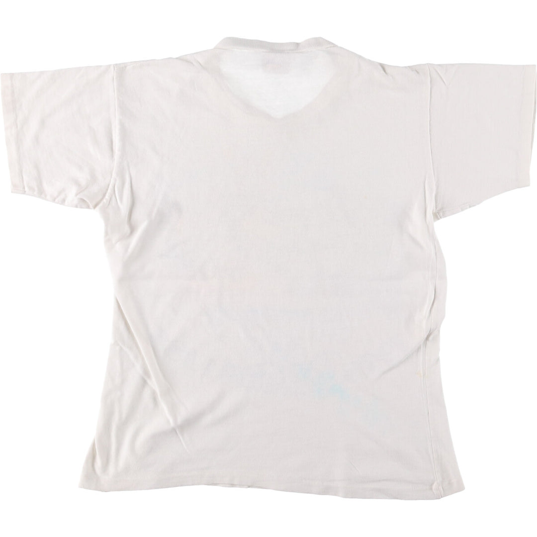 Vintage 1980'S Disney Mickey Mouse character print T-shirt, Made in USA, Men's Size Small cotton white type Vintage Second Hand