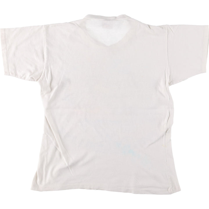 Vintage 1980'S Disney Mickey Mouse character print T-shirt, Made in USA, Men's Size Small cotton white type Vintage Second Hand