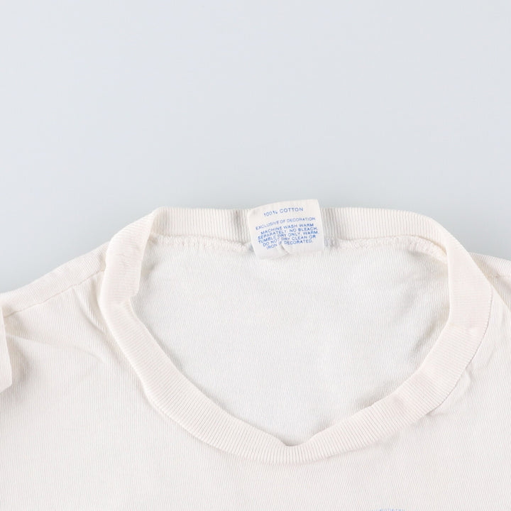 Vintage 1980'S Disney Mickey Mouse character print T-shirt, Made in USA, Men's Size Small cotton white type Vintage Second Hand