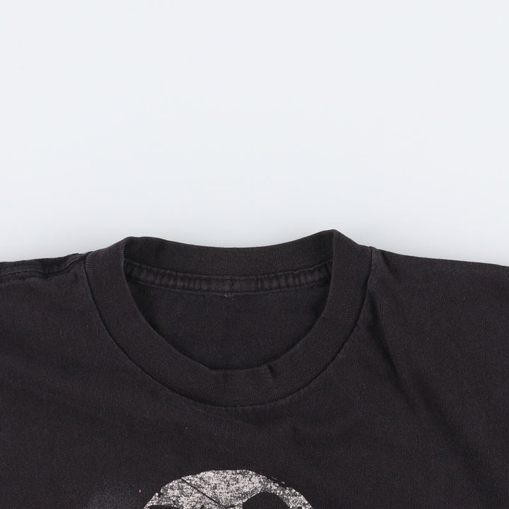 The Nightmare Before Christmas Character Print T-Shirt, Men's Size Small unclear black type Vintage Second Hand