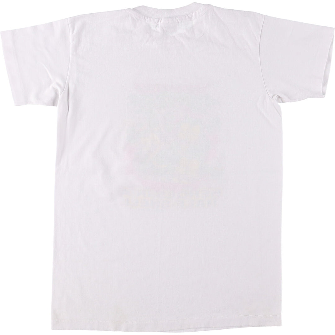 Vintage 90'S Hanes Teenage Mutant Ninja Turtles character print T-shirt, Made in USA, Women's Size L cotton white type Vintage Second Hand