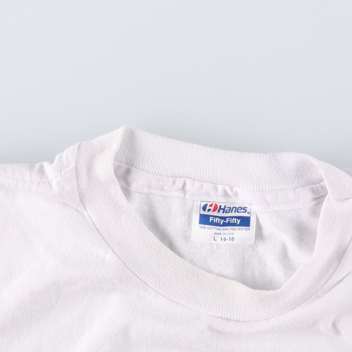 Vintage 90'S Hanes Teenage Mutant Ninja Turtles character print T-shirt, Made in USA, Women's Size L cotton white type Vintage Second Hand